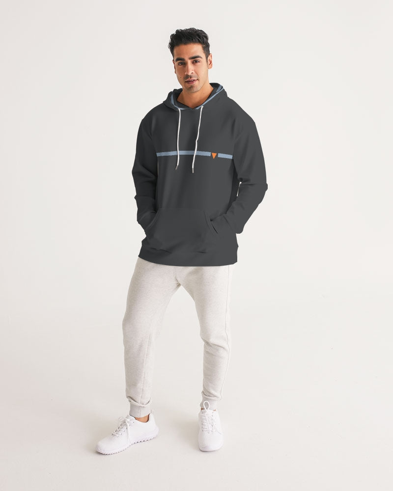 The Split Gray Men's Hoodie | always Get Lucky