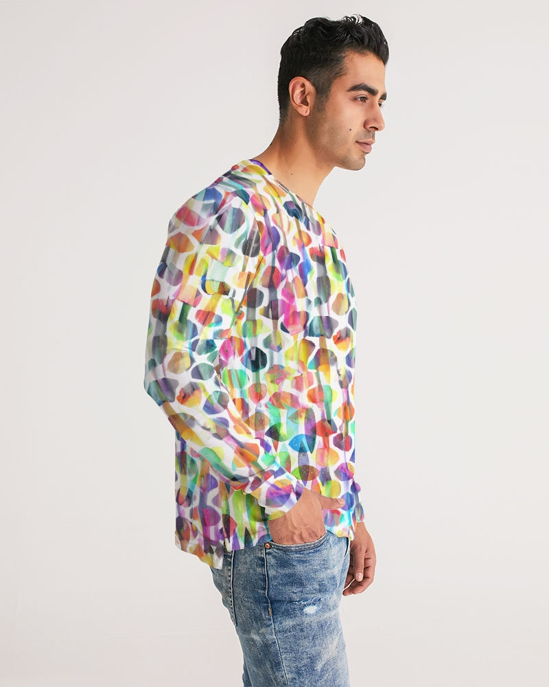 Vieste Men's All-Over Print Long Sleeve Tee