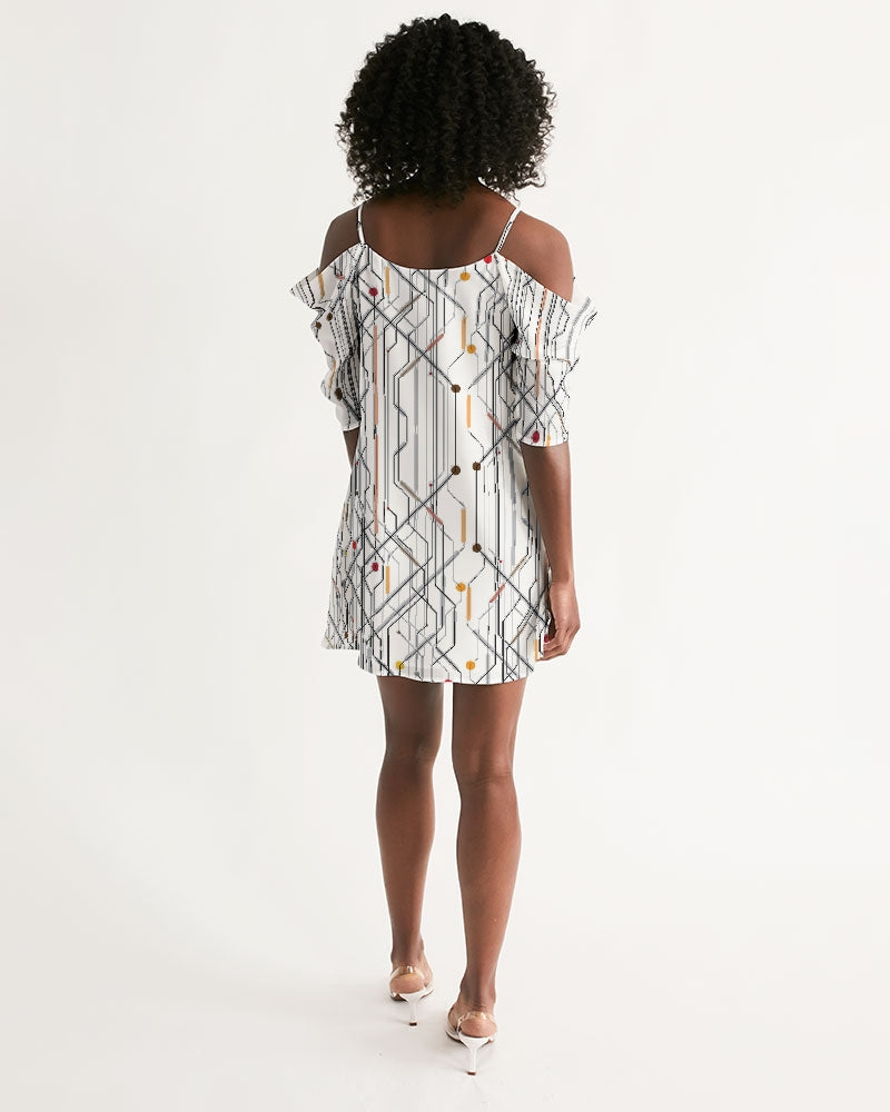 Circuit Women's Open Shoulder A-Line Dress