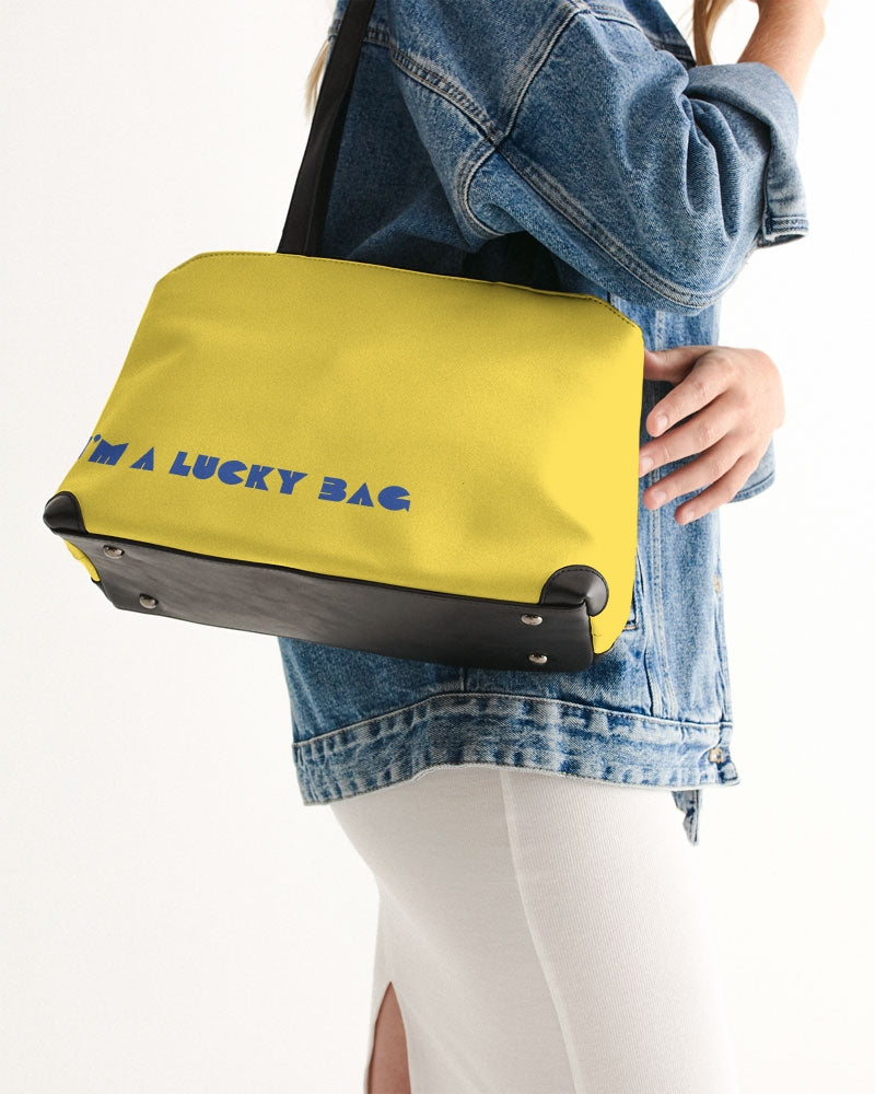 I'm A Lucky Bag Yellow Shoulder Bag