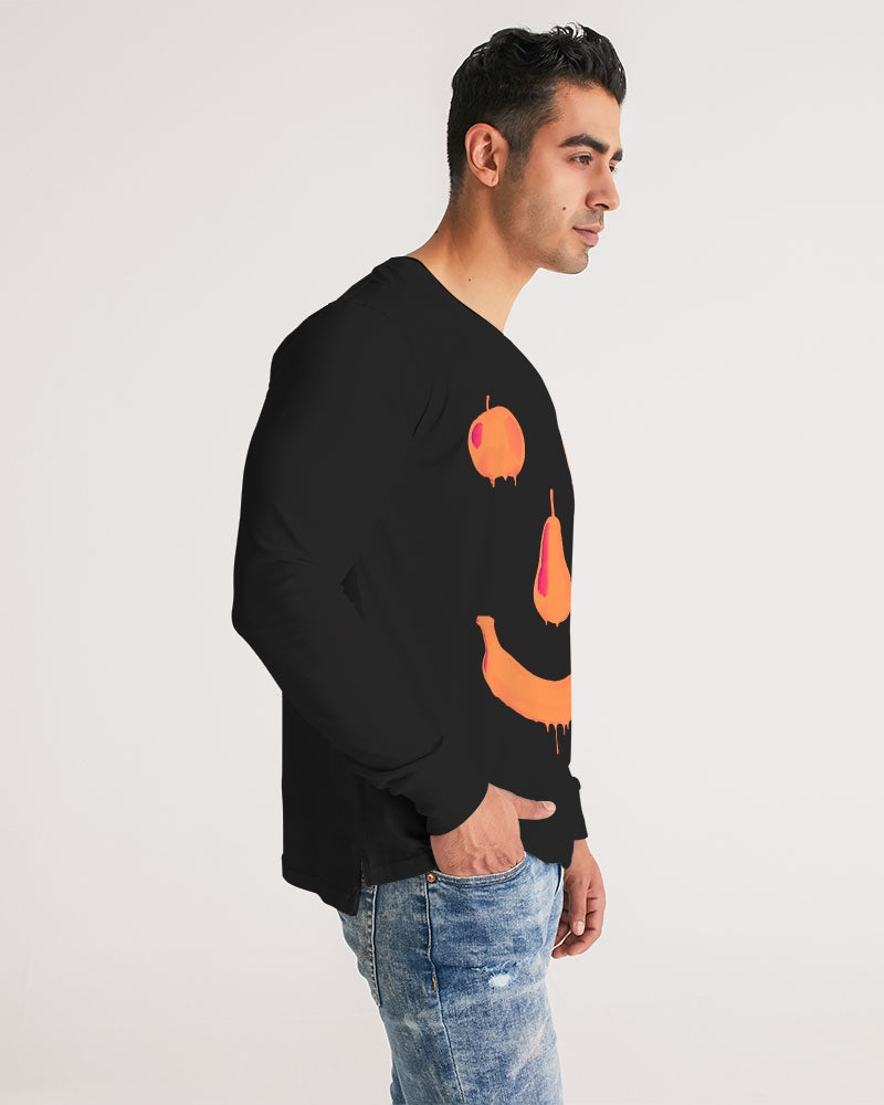 Fruit Face Black Men's Long Sleeve Tee