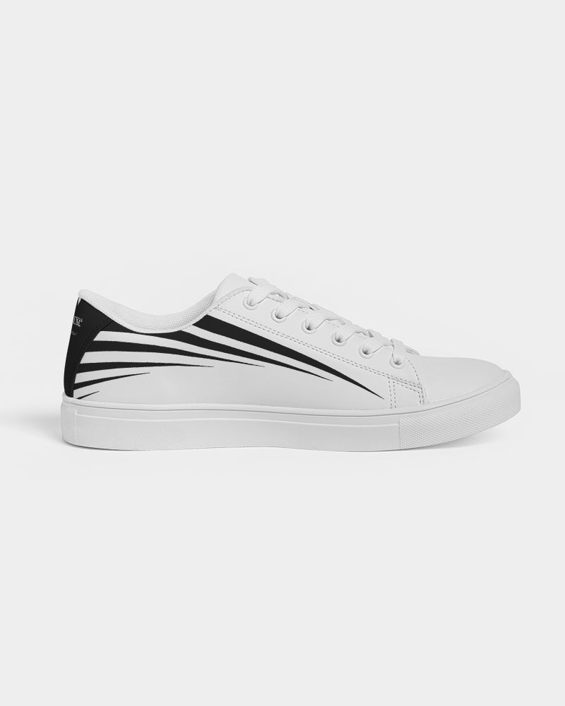 Fly High Black Men's Faux-Leather Sneaker | Always Get Lucky