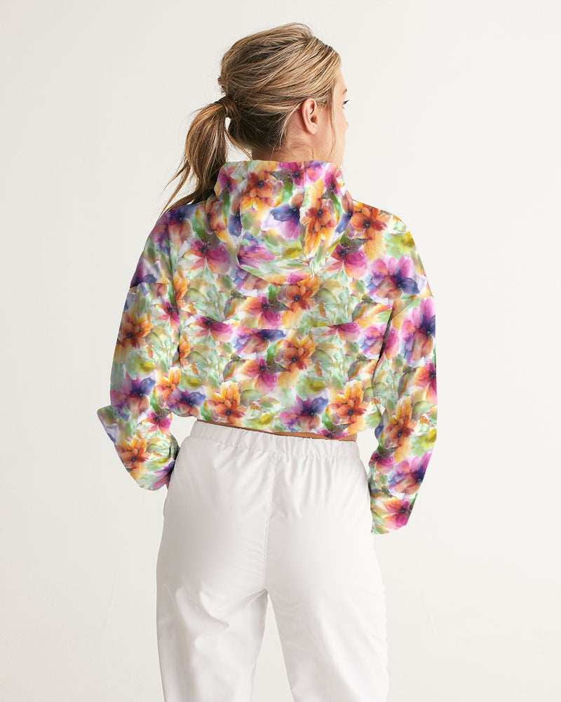 Fleur De Jardin Women's Cropped Windbreaker