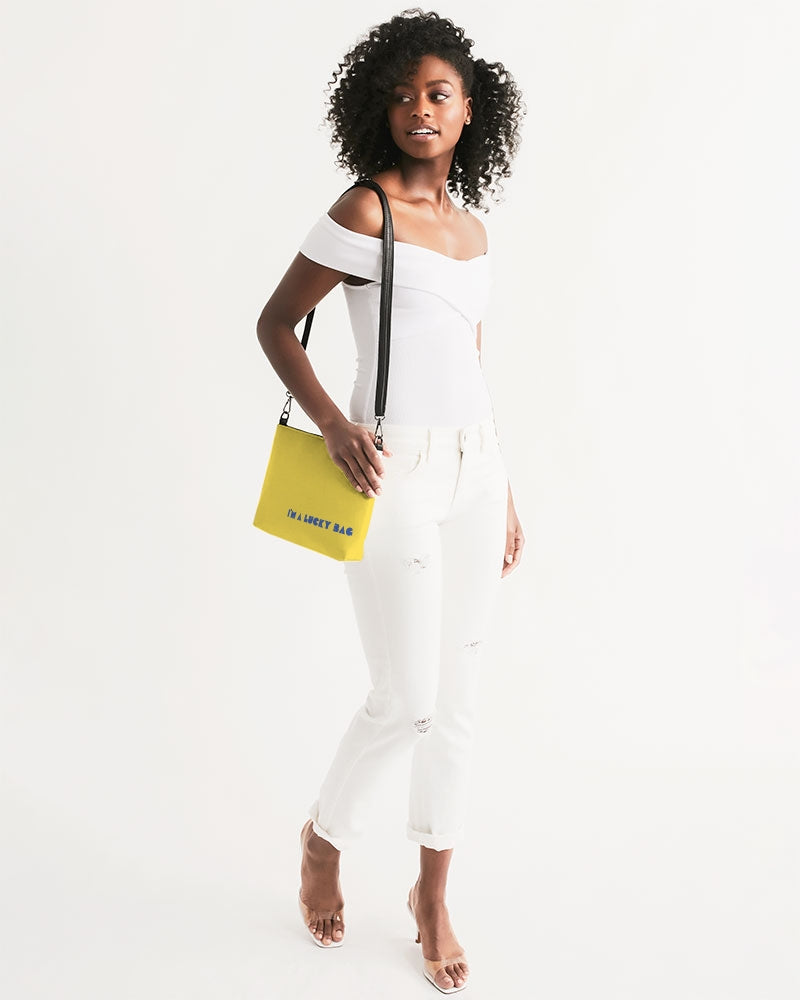 I'm A Lucky Bag Yellow Daily Zip Pouch