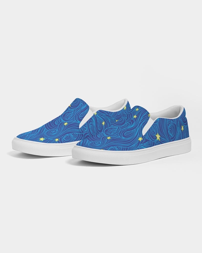 Starry Night Women's Slip-On Canvas Shoe