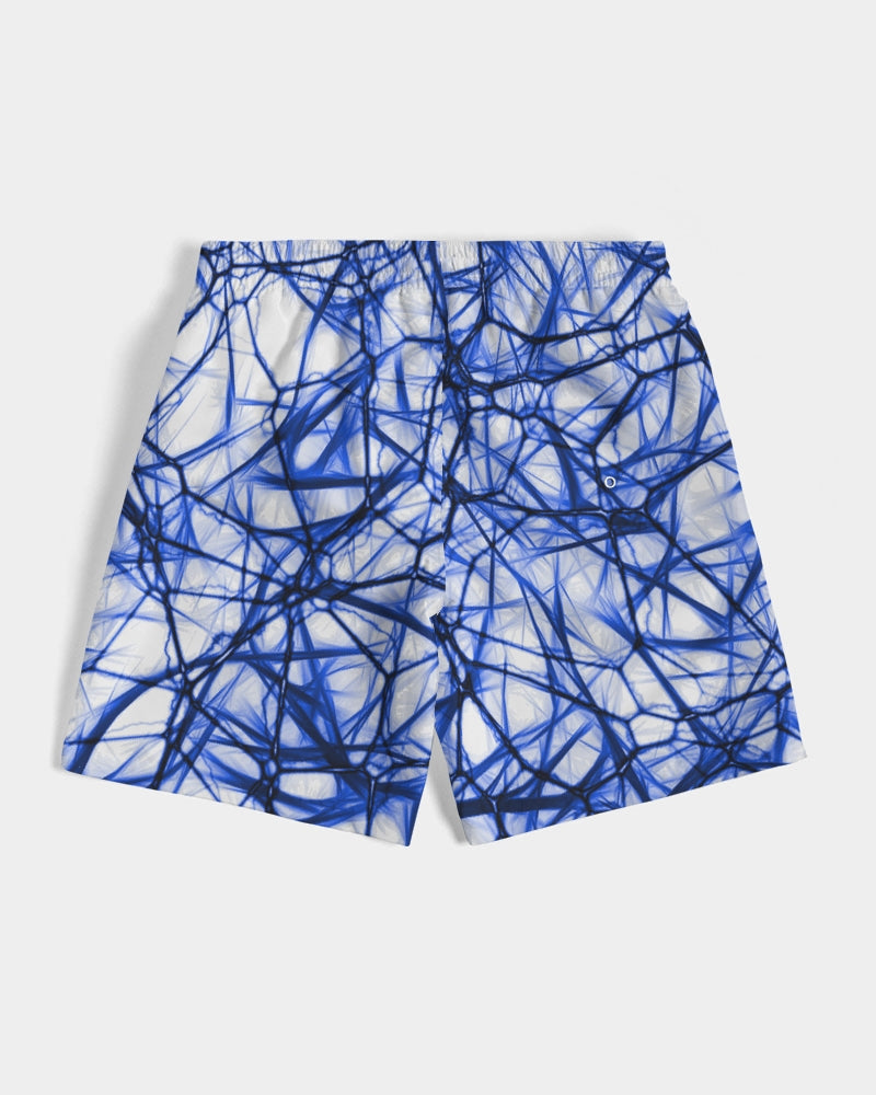 Wired Blue Men's Swim Trunk