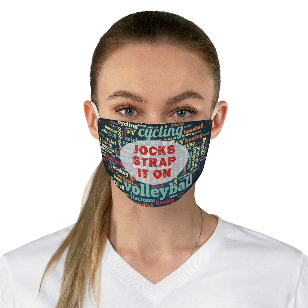 Jocks Strap It On Double Layer Fabric Face Mask