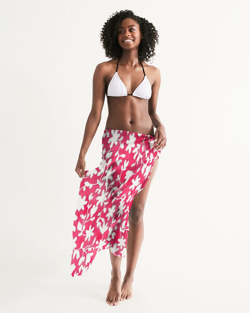 Camo Flower Flame Swim Cover Up