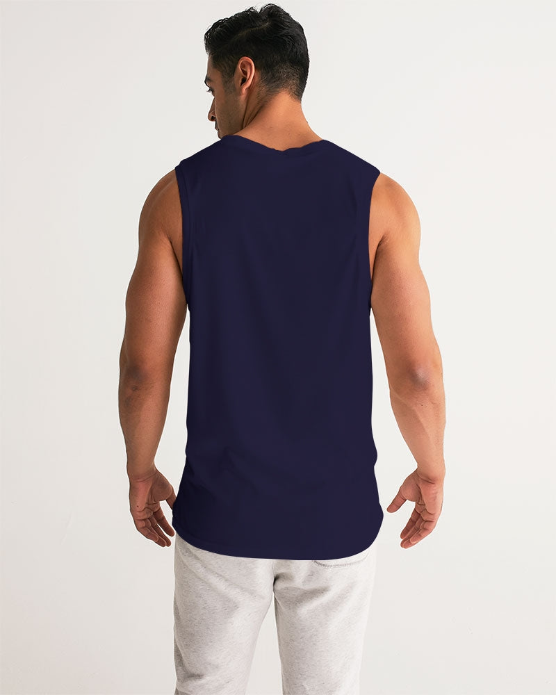 Fruit Face Navy Men's Sports Tank