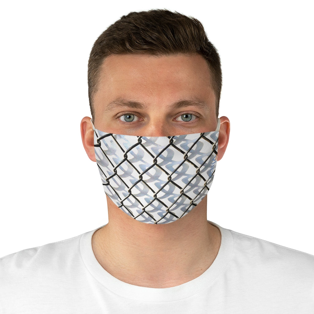 Fenced Double Layer Fabric Face Mask