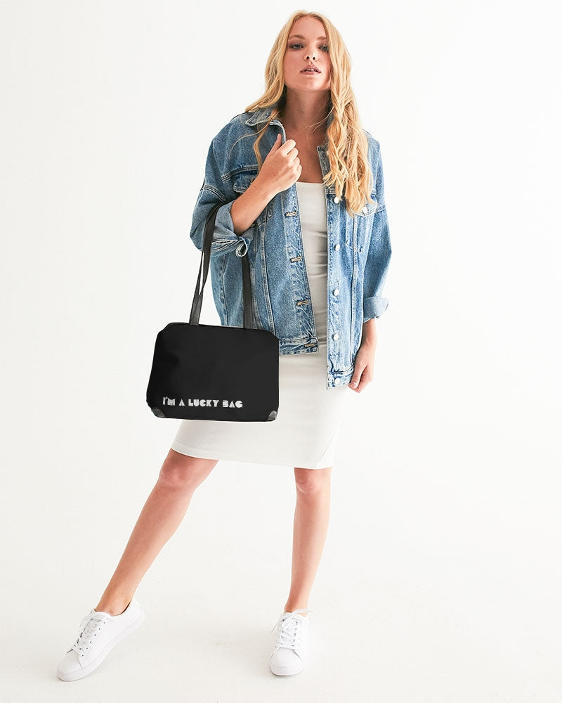 I'm A Lucky Bag Black Shoulder Bag