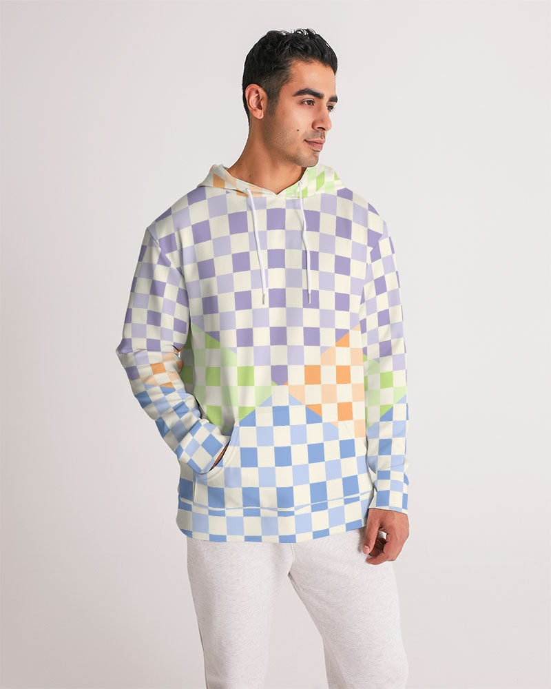 Criss Cross Check Multi Men's Hoodie