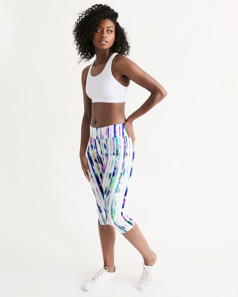 Blur The Lines Women's Mid-Rise Capri