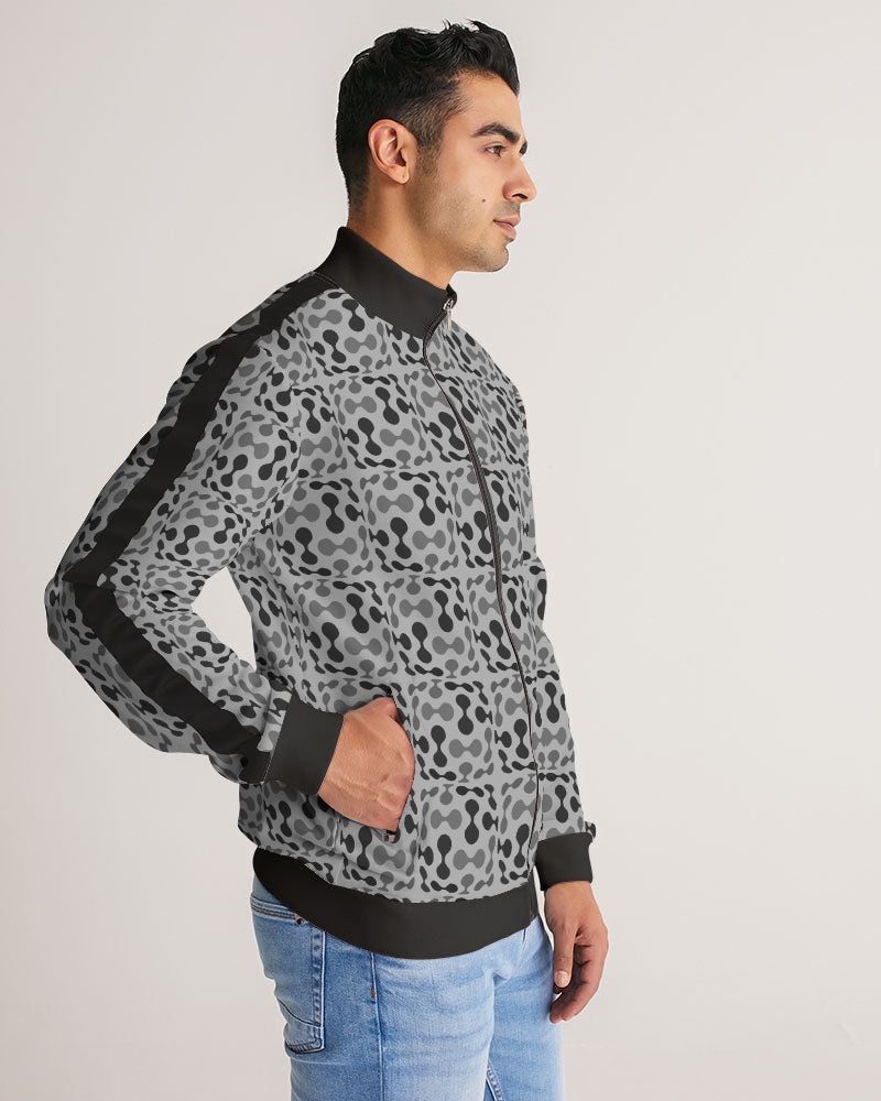 Camo Boom Men's Stripe-Sleeve Track Jacket