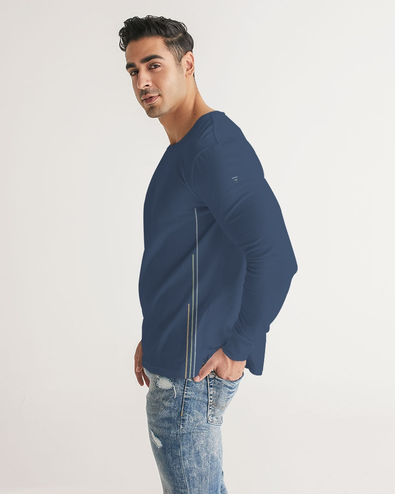 Forever Blue Peacock Men's Long Sleeve Tee