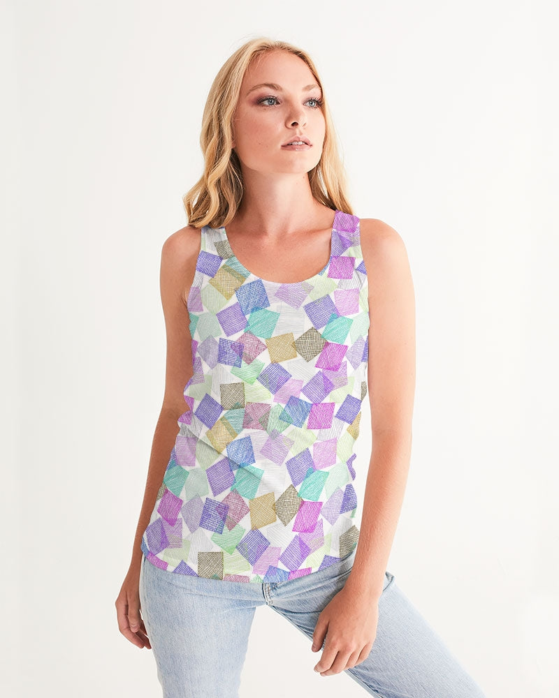 Boxes White Women's Tank