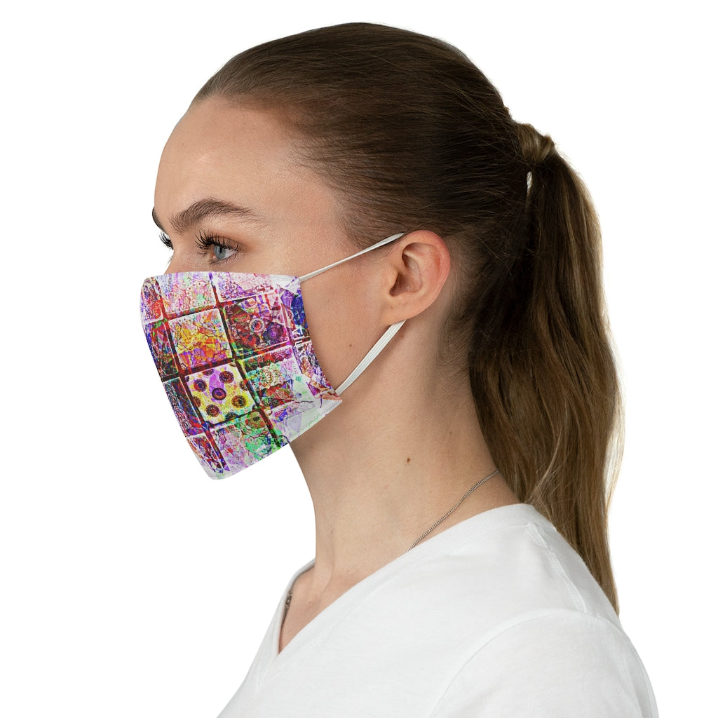 Funky Tiles Double Layer Fabric Face Mask