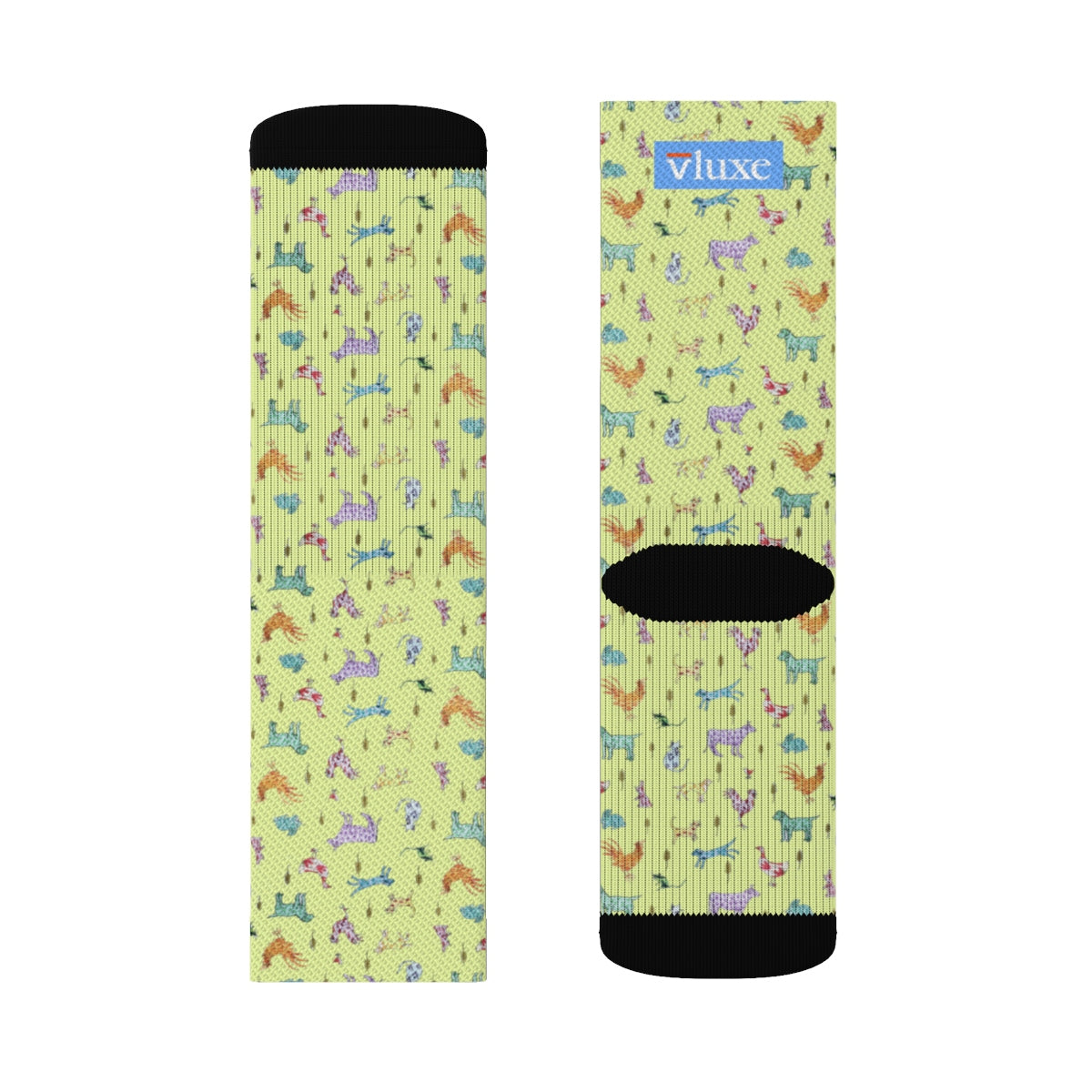 Noah's Fantasy Lime Socks