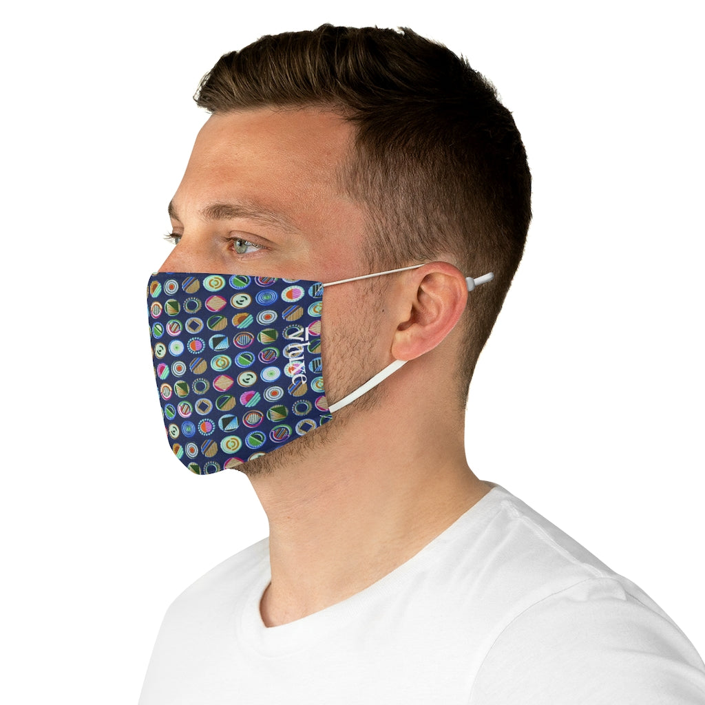 Buttons Fabric Double Layer Face Mask from Vluxe by Lucky Nahum