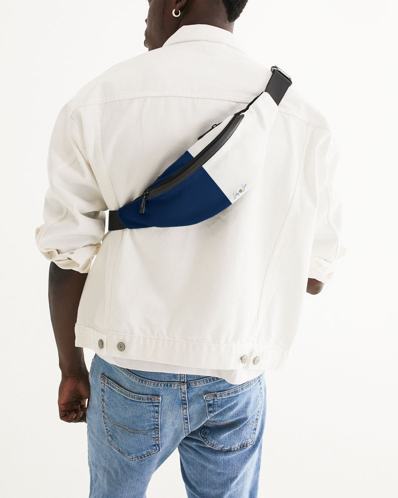 Blocks Navy Seas Crossbody Sling Bag