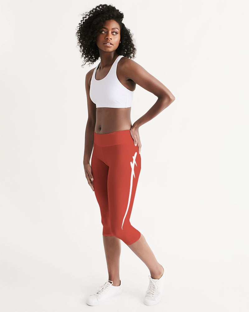 Signature Lucky Lime Paprika Women's Mid-Rise Capri