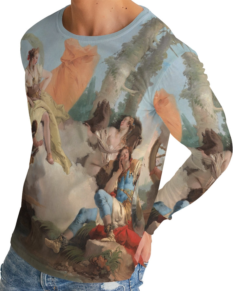 Classic Chilling Men's Long Sleeve Tee | Always Get Lucky