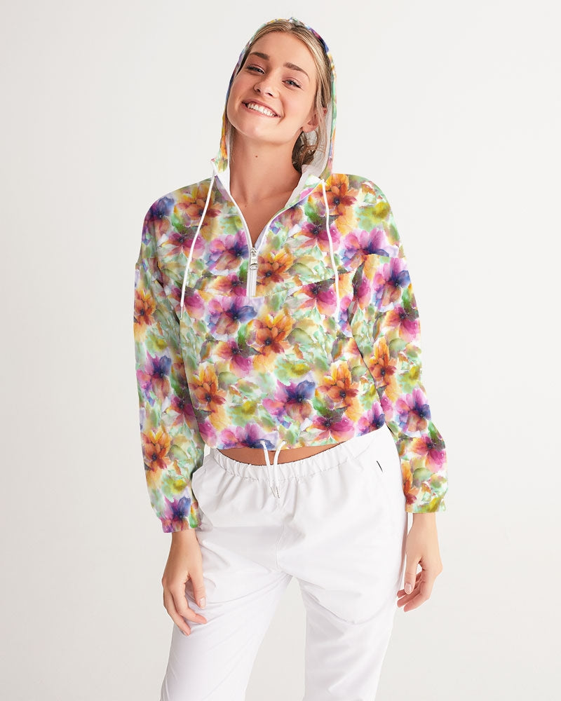 Fleur De Jardin Women's Cropped Windbreaker