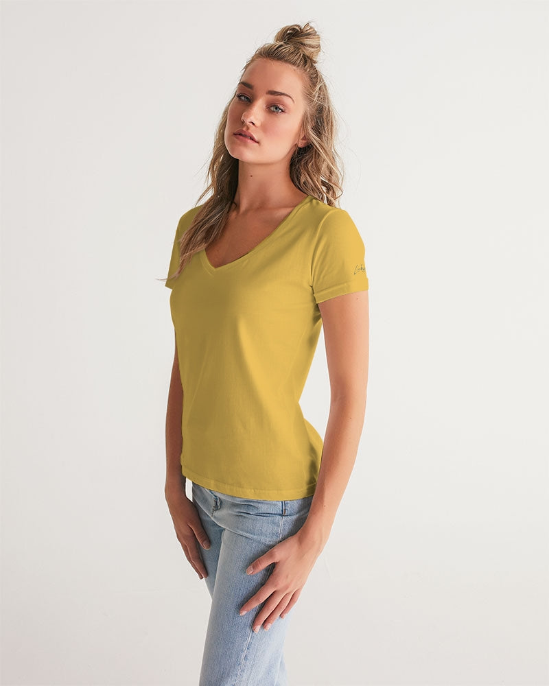 Signature Lucky Lime Honey Women's V-Neck Tee