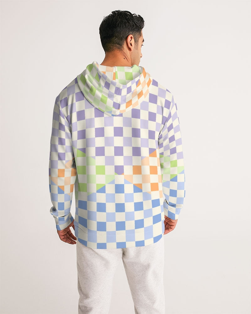 Criss Cross Check Multi Men's Hoodie