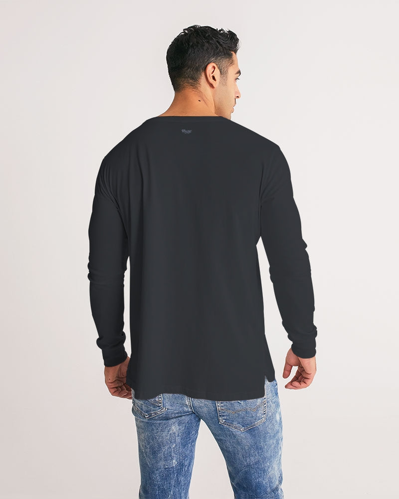 Solid State Of Mind Black Men's Long Sleeve Tee