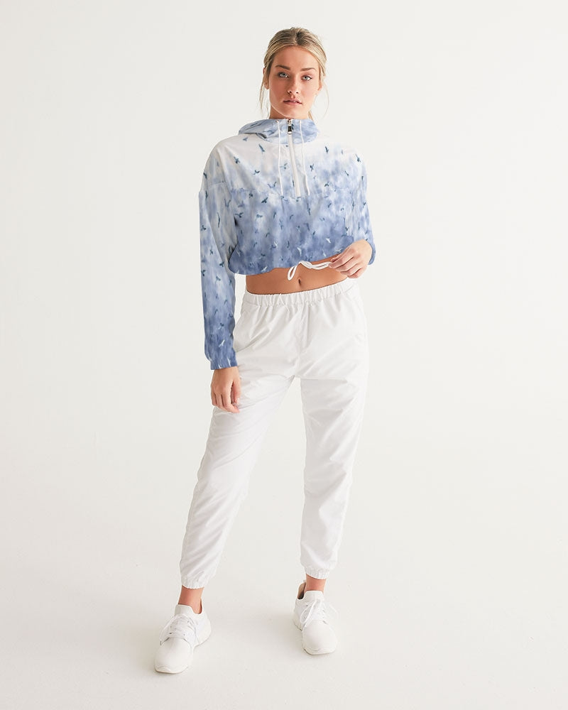 Birds Of A Feather Women's Cropped Windbreaker