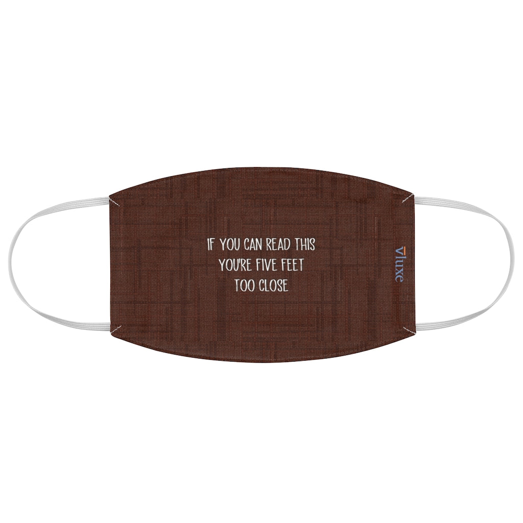 Read Coffee Double Layer Fabric Mask from Vluxe by Lucky Nahum