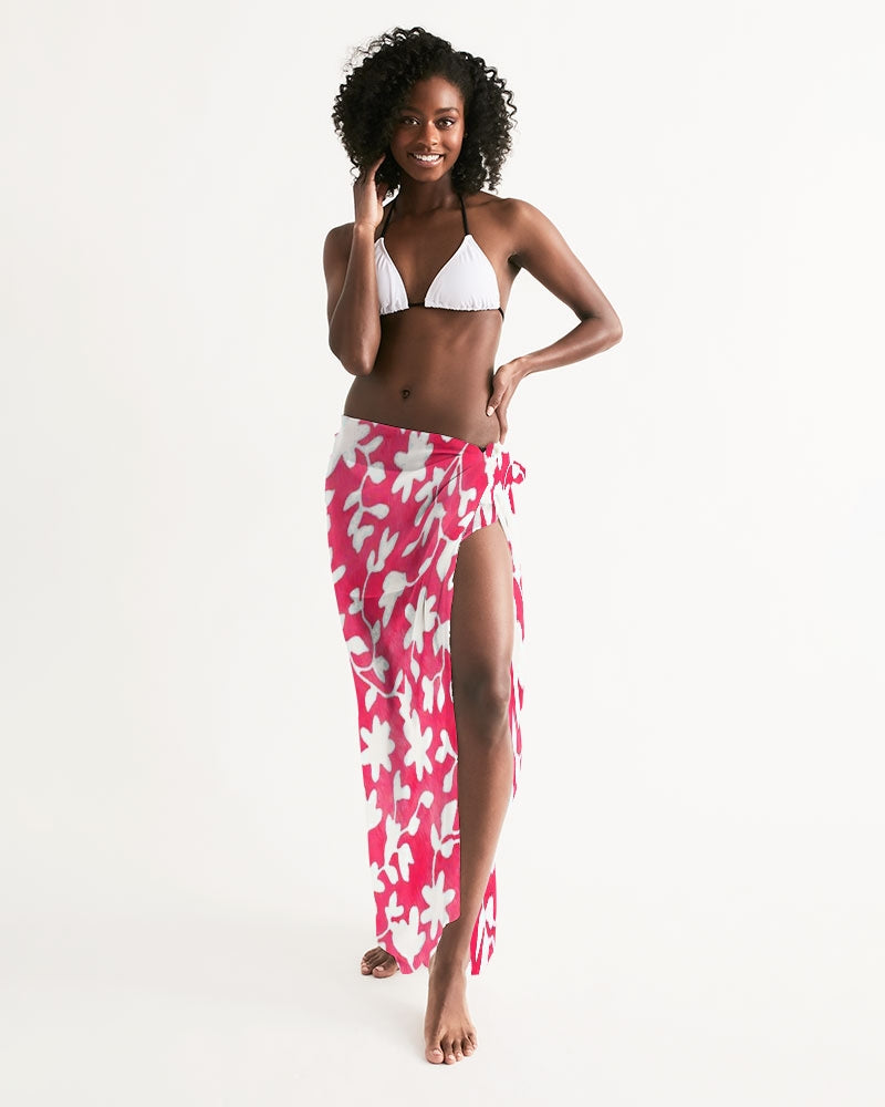 Camo Flower Flame Swim Cover Up