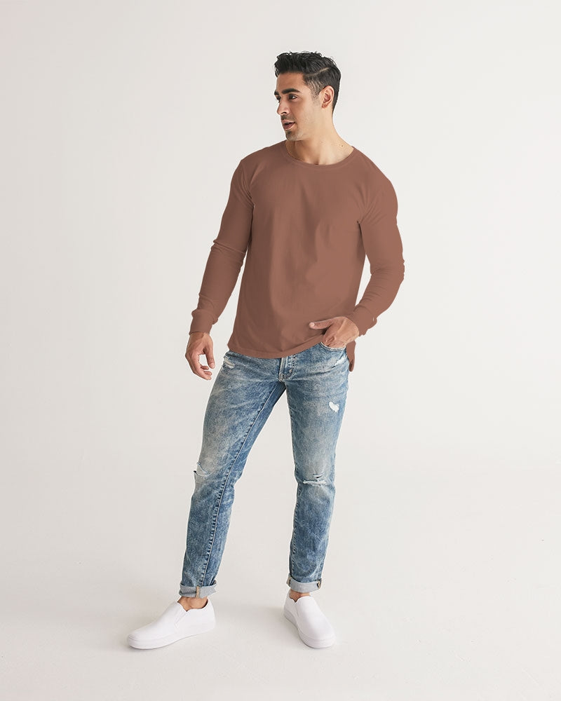 Solid State of Mind Terracotta Men's Long Sleeve Tee