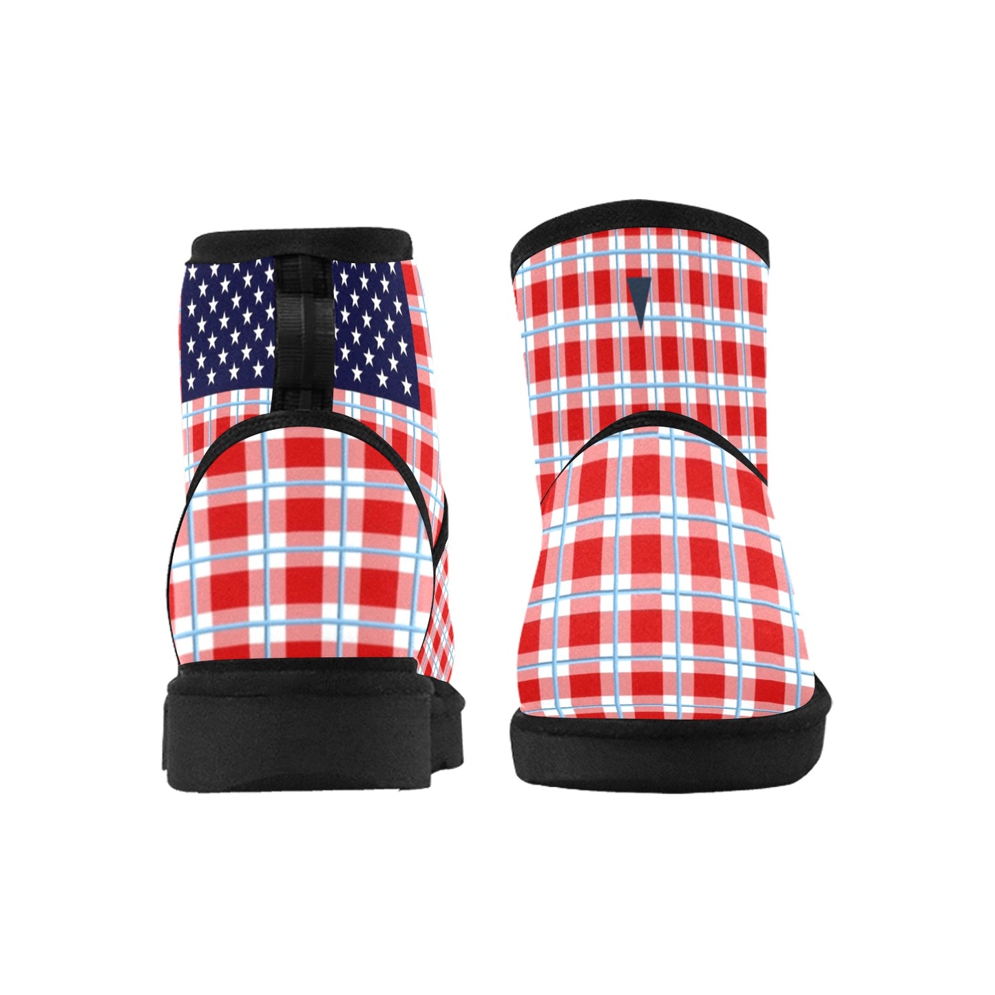 Plaid Nation Vluxe by Lucky Nahum Low Top Women's Snow Boots