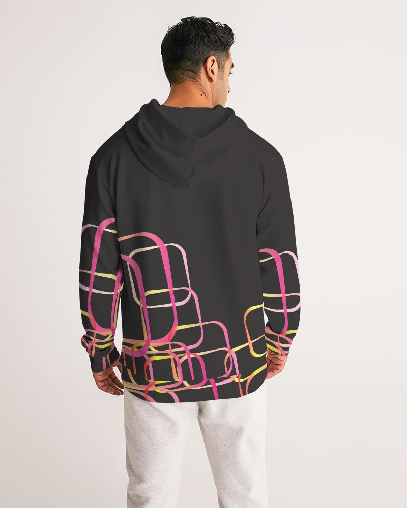 Palm Springs Soft Black Men's Hoodie