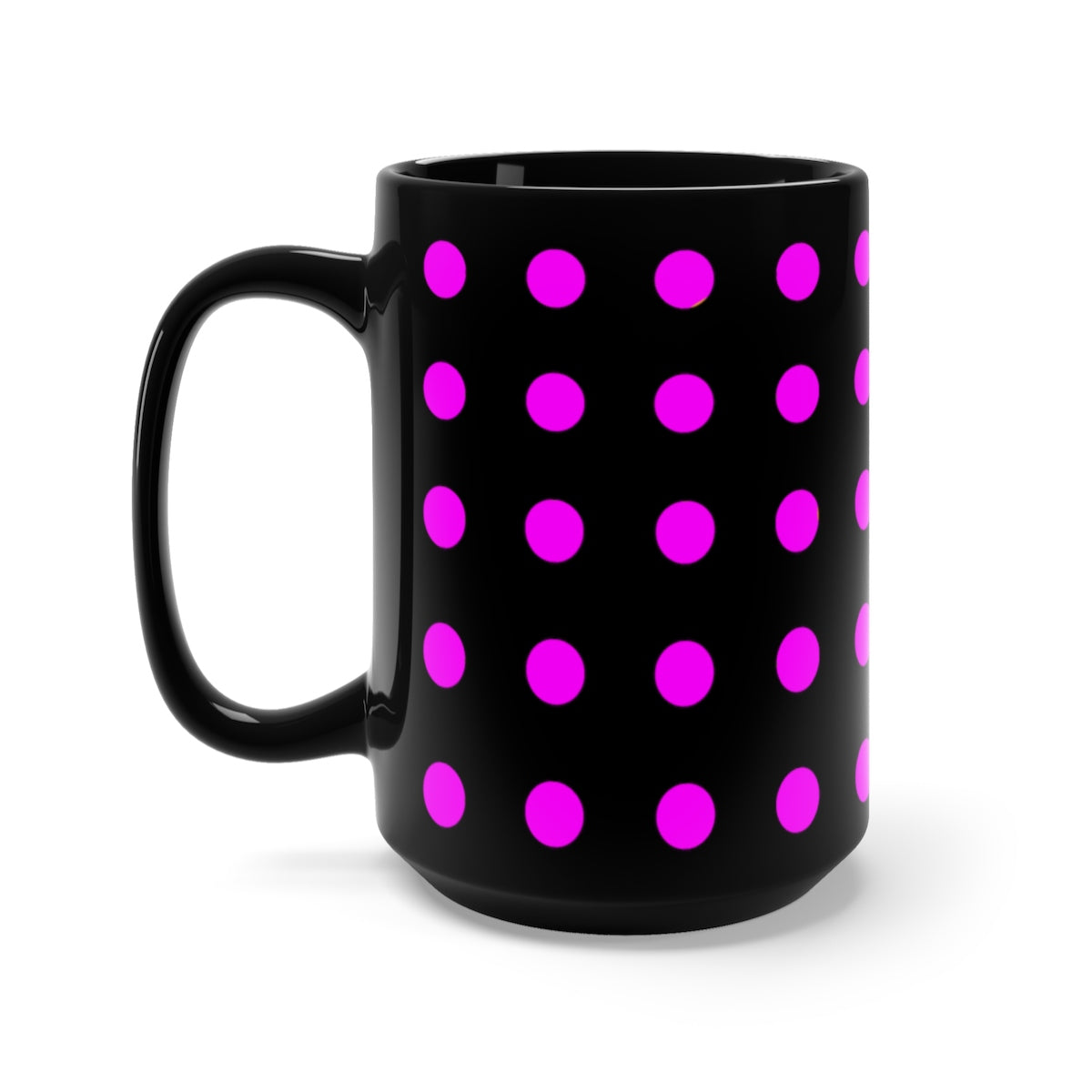 DaDOT .004 MUGiT Fuschia Black Mug 15oz