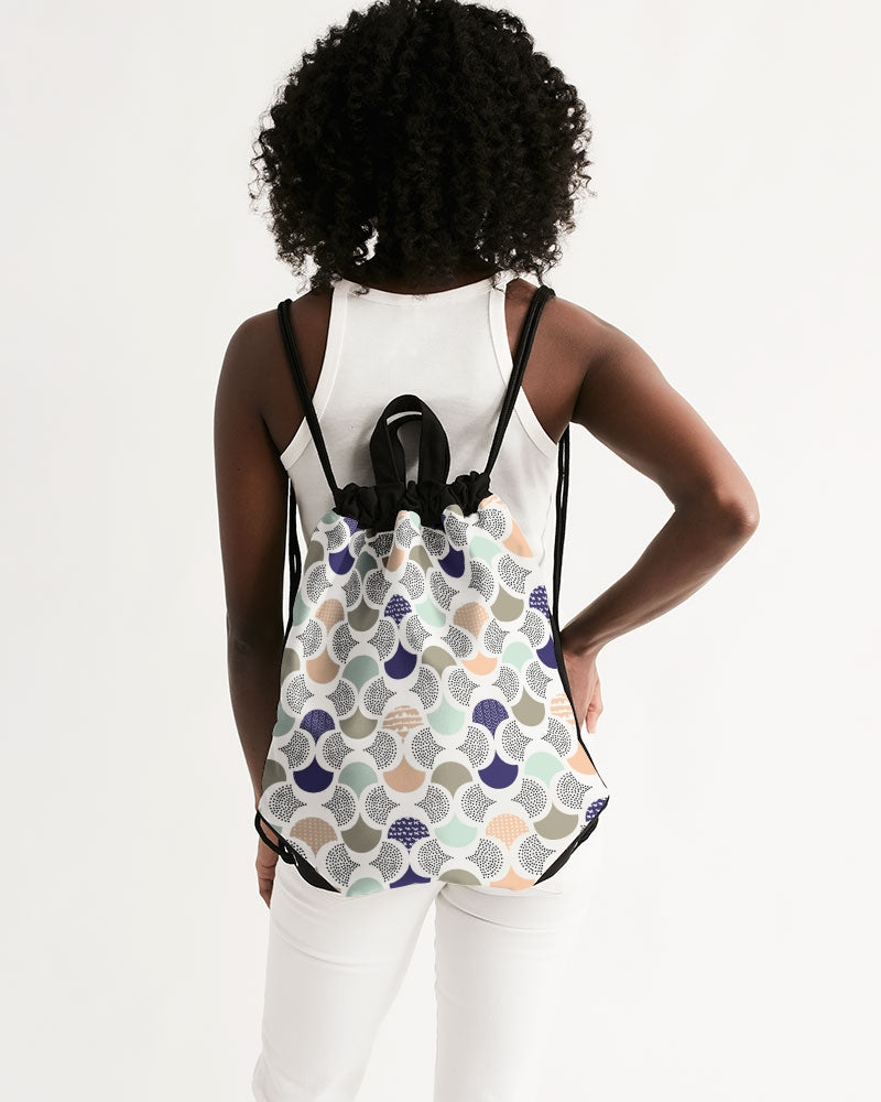 Shells Canvas Drawstring Bag