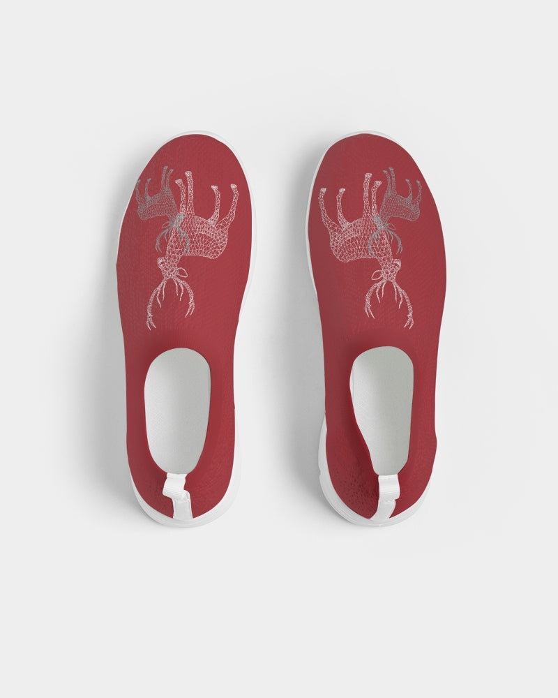Norway Holiday Red Men's Slip-On Flyknit Shoe