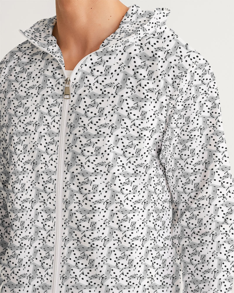 Roll The Dice Men's Windbreaker | Always Get Lucky