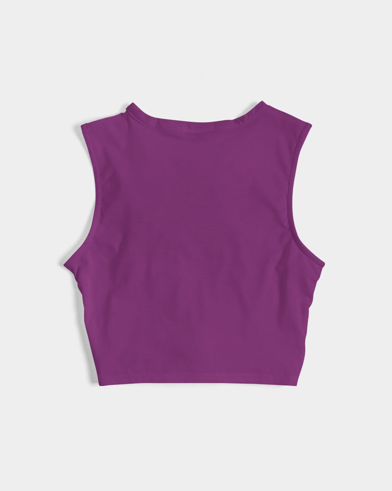 Caffeine Queen Purple Women's Twist-Front Tank
