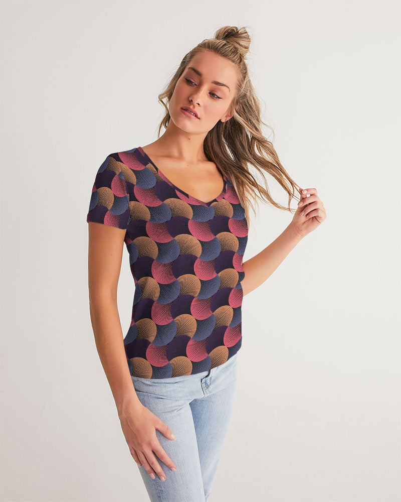 Parquet Women's V-Neck Tee