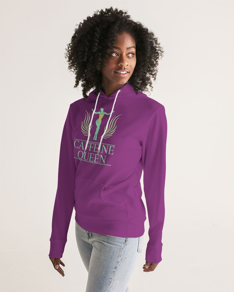 Caffeine Queen Purple Women's Hoodie