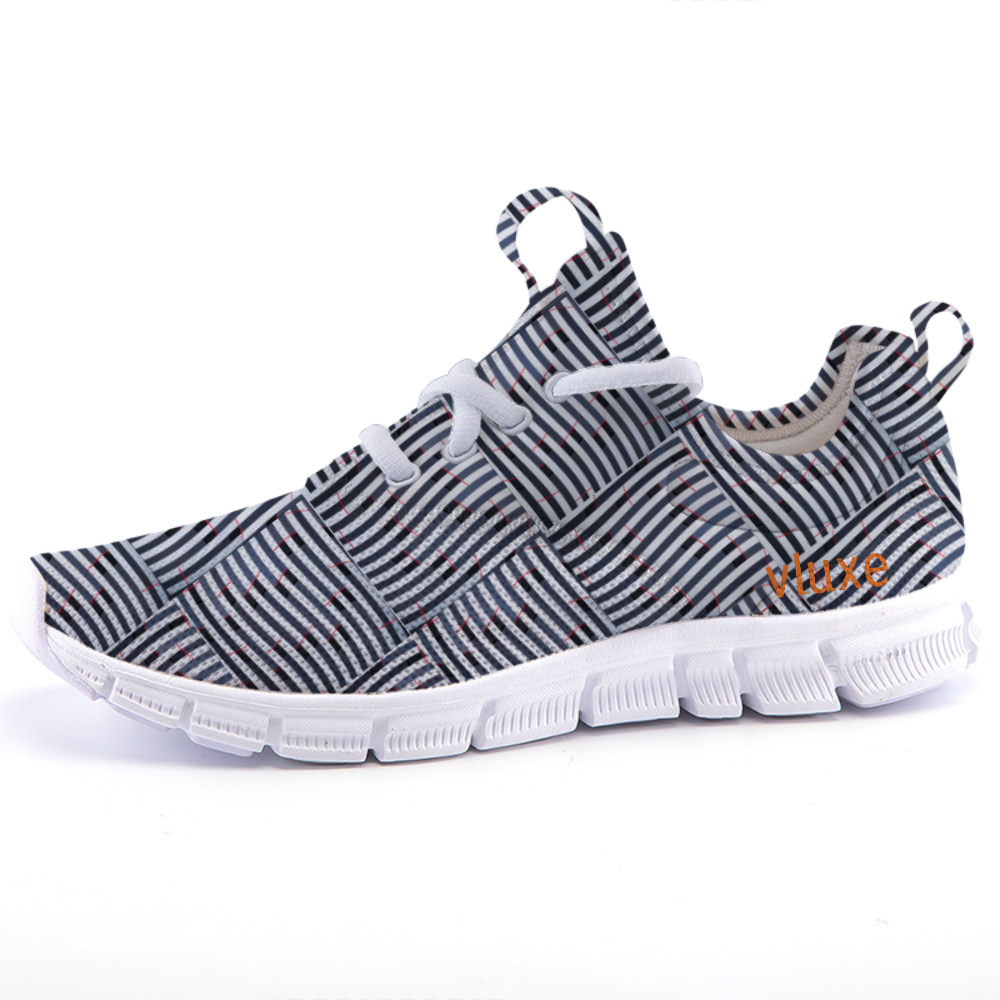 CHECKERED STRIPE Lightweight fashion sneakers casual sports shoes