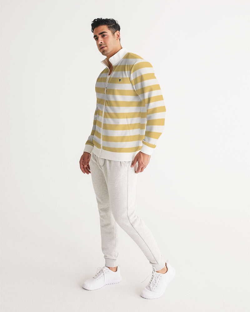 Classic Vluxe Yellow Stripe Men's Track Jacket