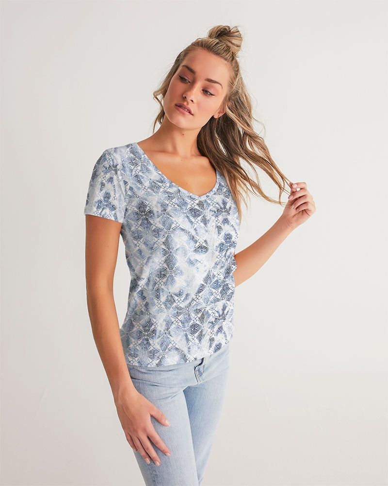 Pacific Dreams Women's V-Neck Tee