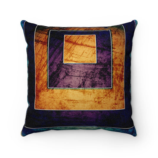 Goldfinger Faux Suede Square Pillow from Vluxe by Lucky Nahum