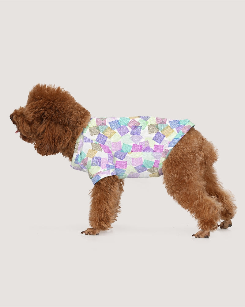 Boxes White Doggie Tee