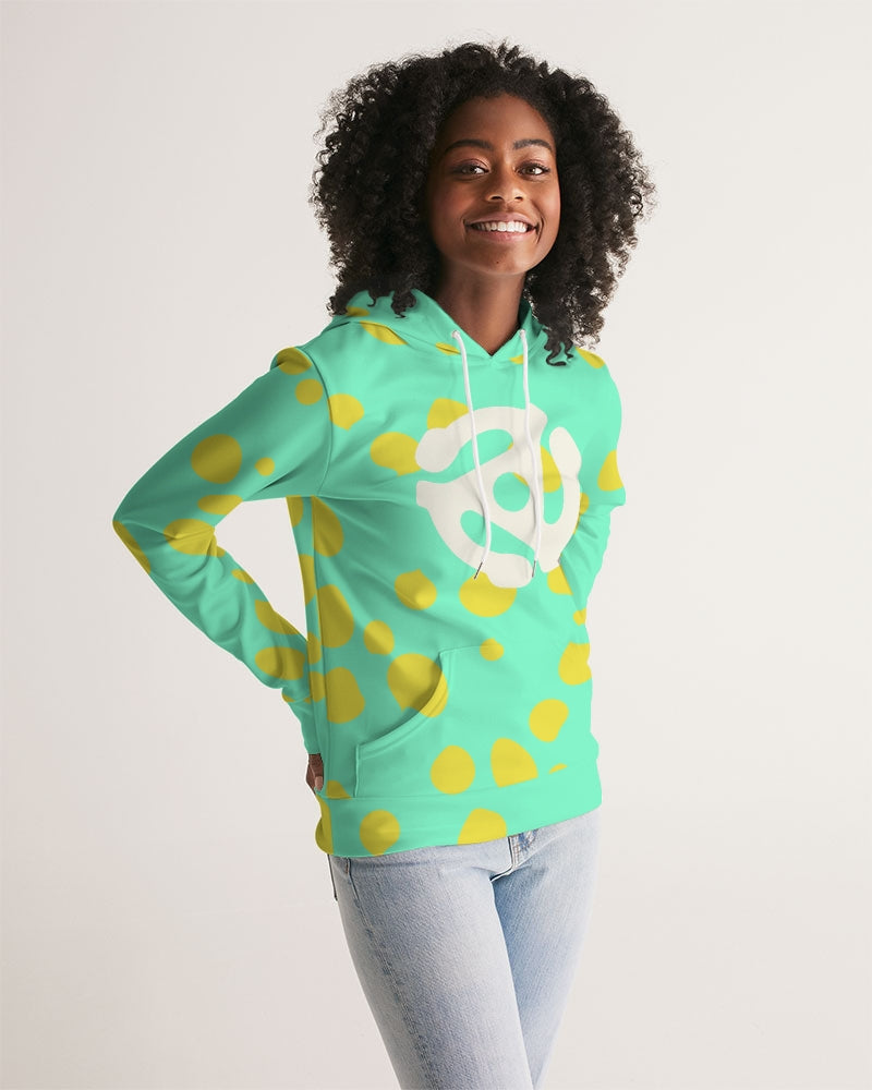 Sea Foam Record Vibe Women's Hoodie