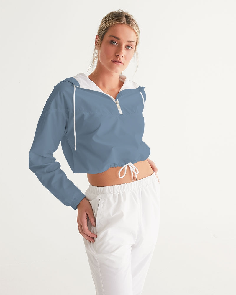 Signature Lucky Lime Tabil Women's Cropped Windbreaker